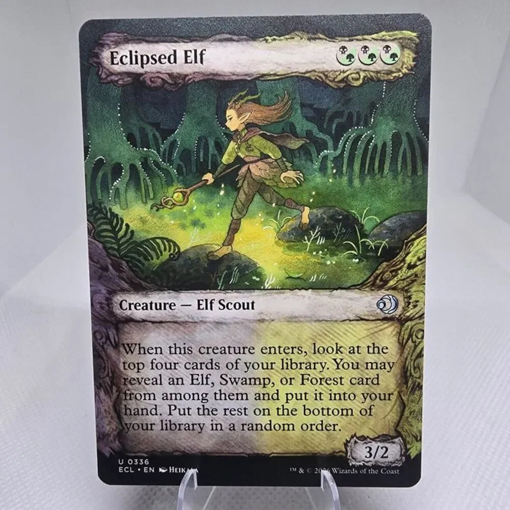 Eclipsed Elf Magic The Gathering The Hobbit borderless
